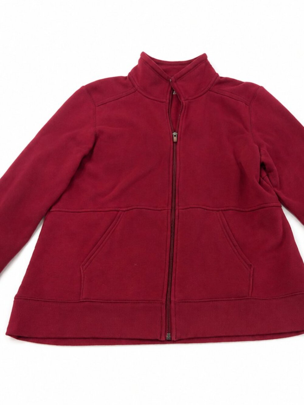 Teak Gear Ultrasoft Fleece Jacket | Size PL | Color Wine,Red,Burgundy